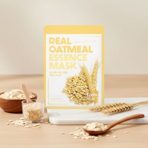 Real Oatmeal Essence Mask – Υφασμάτινη μάσκα προσώπου με εκχύλισμα βρώμης, 23ml