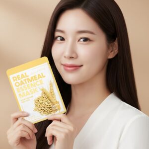 Real Oatmeal Essence Mask – Υφασμάτινη μάσκα προσώπου με εκχύλισμα βρώμης, 23ml