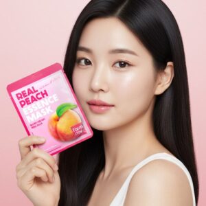 Real Peach Essence Mask – Υφασμάτινη μάσκα προσώπου με εκχύλισμα ροδάκινου, 23ml