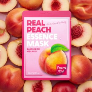 Real Peach Essence Mask – Υφασμάτινη μάσκα προσώπου με εκχύλισμα ροδάκινου, 23ml