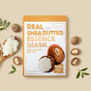 Real Shea Butter Essence Mask – Υφασμάτινη μάσκα προσώπου με εκχύλισμα βούτυρο καριτέ, 23ml