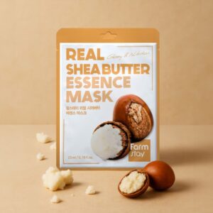 Real Shea Butter Essence Mask – Υφασμάτινη μάσκα προσώπου με εκχύλισμα βούτυρο καριτέ, 23ml