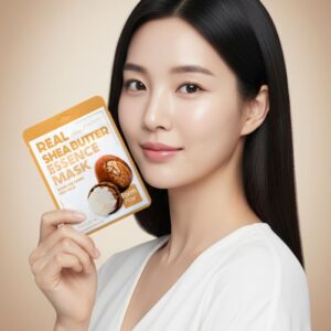 Real Shea Butter Essence Mask – Υφασμάτινη μάσκα προσώπου με εκχύλισμα βούτυρο καριτέ, 23ml