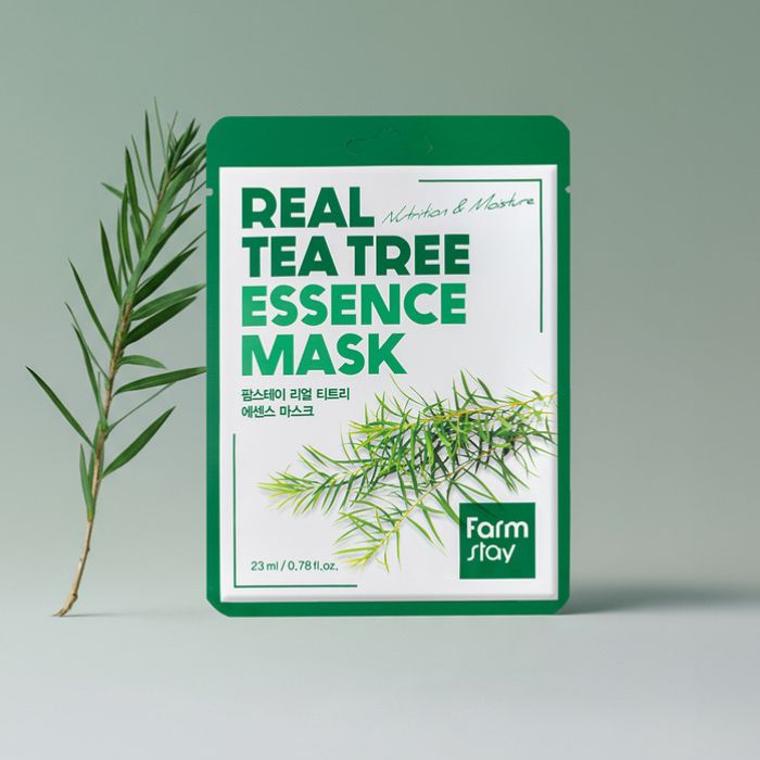 Real Tea Tree Essence Mask – Υφασμάτινη μάσκα προσώπου με εκχύλισμα τεϊόδεντρου, 23ml