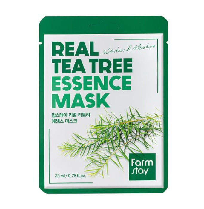 Real Tea Tree Essence Mask - Υφασμάτινη μάσκα προσώπου με εκχύλισμα τεϊόδεντρου, 23ml