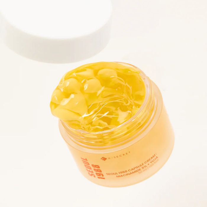 Seoul 1988 Capsule Cream Niacinamide 5 Yuja 50ml – Κρέμα Προσώπου για Ενυδάτωση, Αντιγήρανση & Λάμψη, 50ml