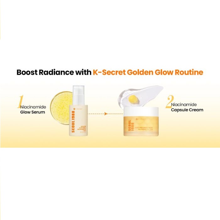 Seoul 1988 Capsule Cream Niacinamide 5 Yuja 50ml – Κρέμα Προσώπου για Ενυδάτωση, Αντιγήρανση & Λάμψη, 50ml