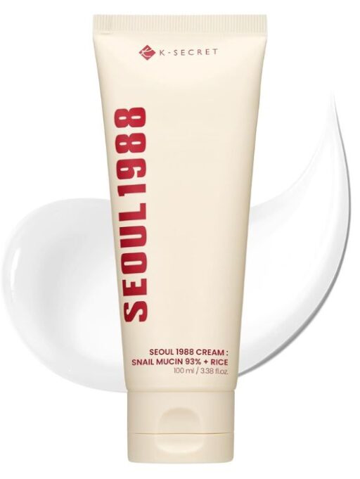 Seoul 1988 Cream : Snail Mucin 93% + Rice – Ενυδατική κρέμα με έκκριμα σαλιγκαριού, 100ml