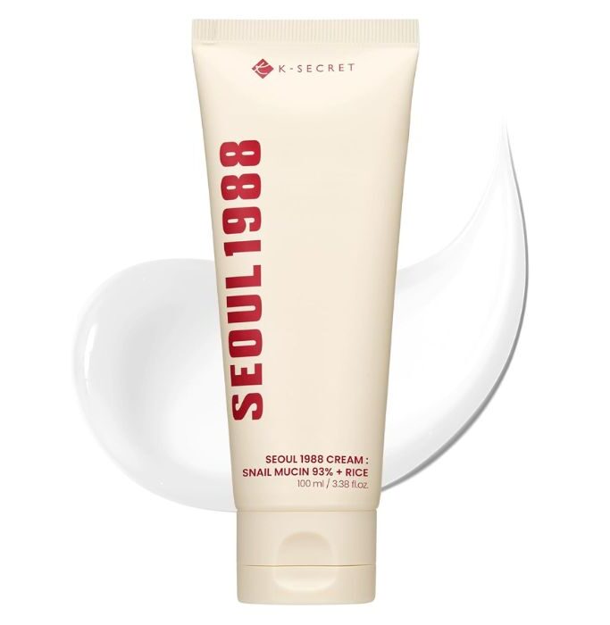 Seoul 1988 Cream Snail Mucin 93% + Rice - Ενυδατική κρέμα με έκκριμα σαλιγκαριού, 100ml