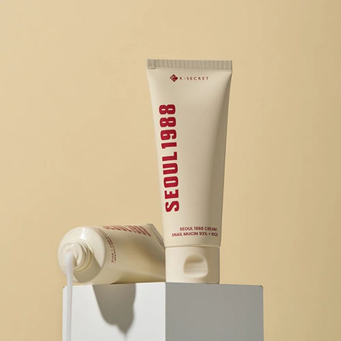Seoul 1988 Cream : Snail Mucin 93% + Rice – Ενυδατική κρέμα με έκκριμα σαλιγκαριού, 100ml