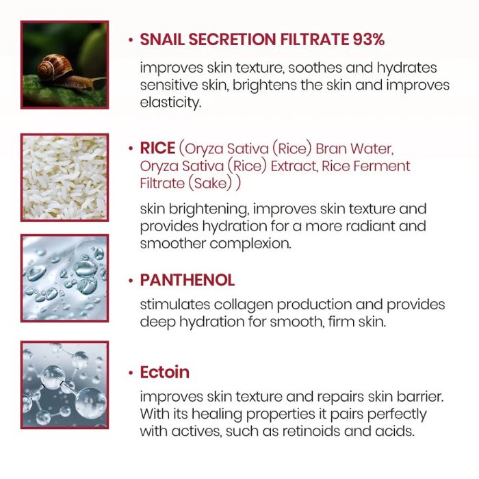 Seoul 1988 Cream : Snail Mucin 93% + Rice – Ενυδατική κρέμα με έκκριμα σαλιγκαριού, 100ml