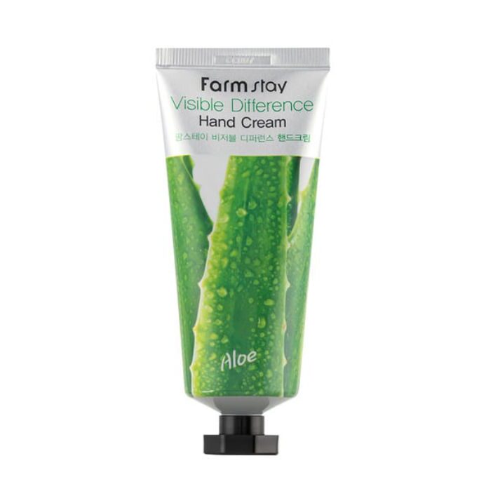 Visible Difference Hand Cream Aloe - Θρεπτική και ενυδατική κρέμα χεριών με εκχύλισμα αλόη βέρα, 100gr