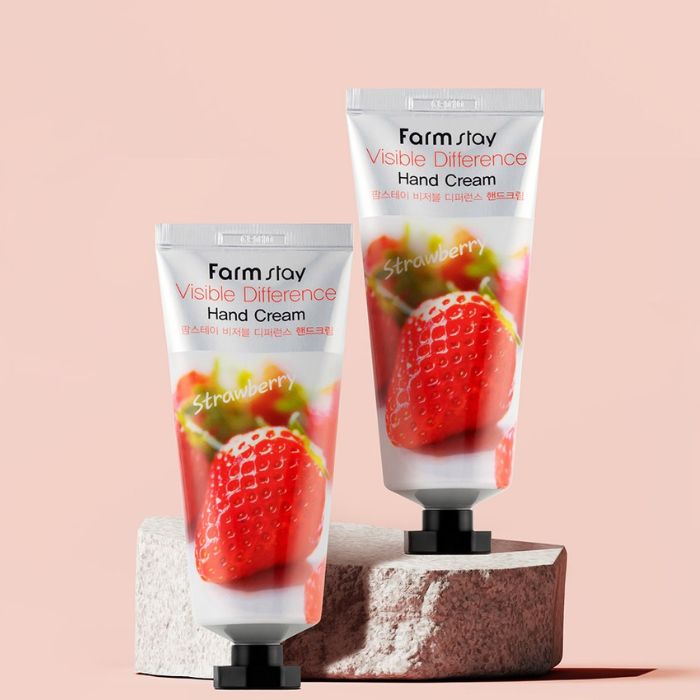 Visible Difference Hand Cream Strawberry – Κρέμα χεριών με εκχύλισμα φράουλας, 100gr