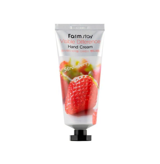 Visible Difference Hand Cream Strawberry - Κρέμα χεριών με εκχύλισμα φράουλας, 100gr