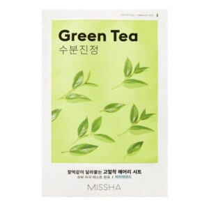 Airy Fit Sheet Mask Green Tea – Μάσκα για ερυθρότητα πράσινο τσάι, 19gr