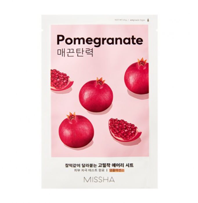 Airy Fit Sheet Mask Pomegranate - Μάσκα για ρυτίδες ρόδι, 19gr