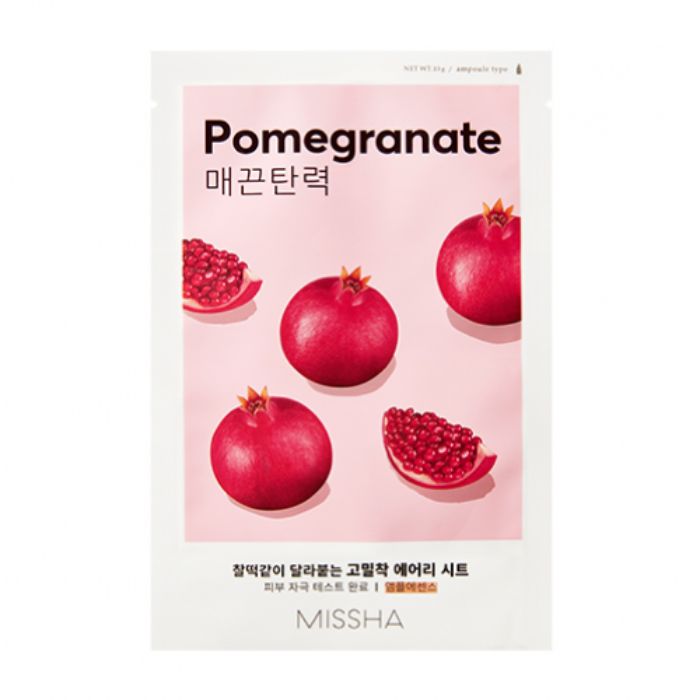 Airy Fit Sheet Mask Pomegranate - Μάσκα για ρυτίδες ρόδι, 19gr