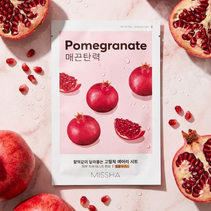 Airy Fit Sheet Mask Pomegranate – Μάσκα για ρυτίδες ρόδι, 19gr