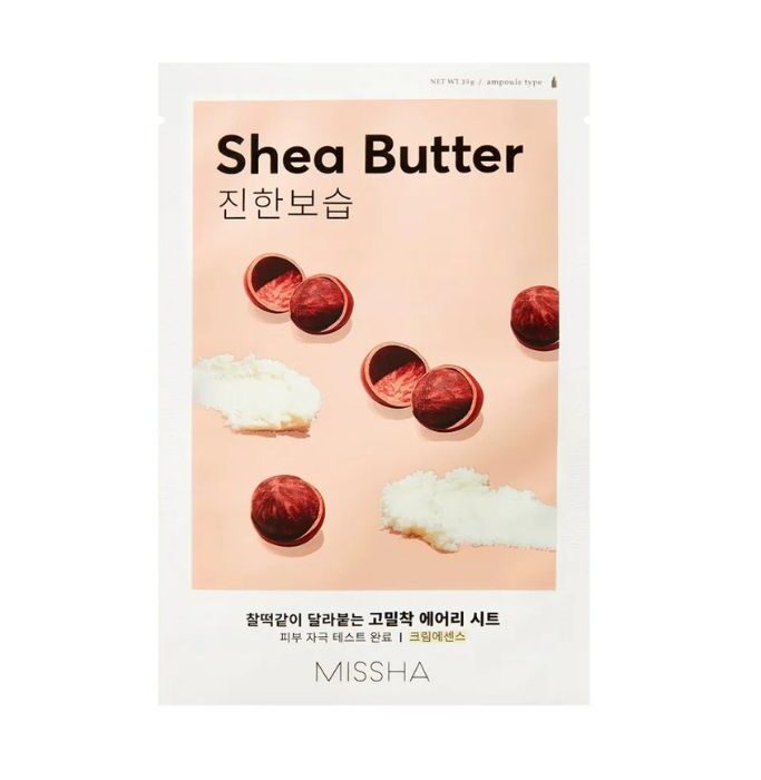 Airy Fit Sheet Mask Shea Butter - Μάσκα για ξηρό δέρμα βούτυρο καριτέ, 19gr