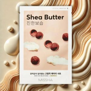 Airy Fit Sheet Mask Shea Butter – Μάσκα για ξηρό δέρμα βούτυρο καριτέ, 19gr