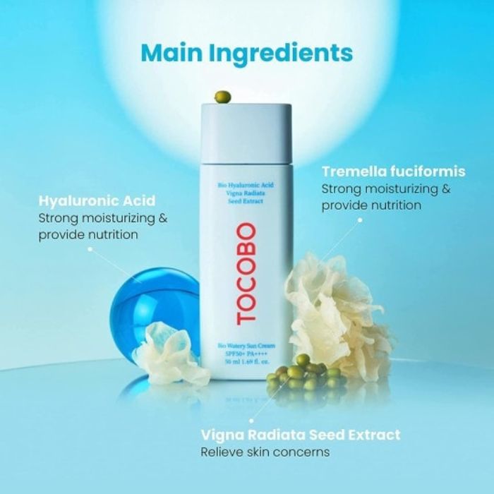 Bio Watery Sun Cream SPF50 PA++++ – Αντηλιακή κρέμα προσώπου, 50ml