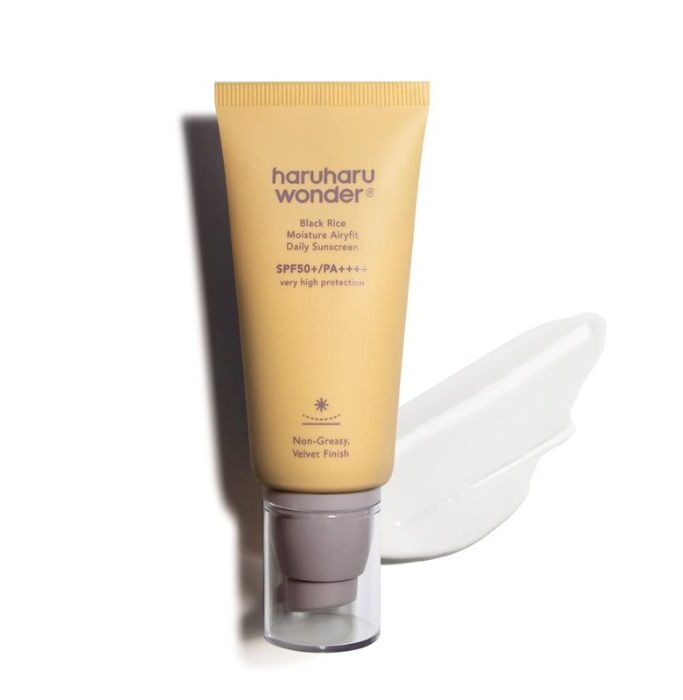 Black Rice Moisture Airyfit Daily Sunscreen SPF50 PA++++ - Αντηλιακή κρέμα με μαύρο ρύζι, 50ml