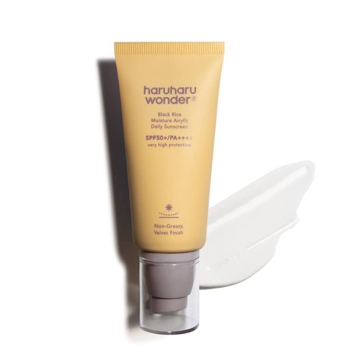 Black Rice Moisture Airyfit Daily Sunscreen SPF50 PA++++ - Αντηλιακή κρέμα με μαύρο ρύζι, 50ml