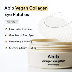 Collagen Eye Patch Jericho Rose Jelly – Patches ματιών με κολλαγόνο για αντιγήρανση, 60τεμ