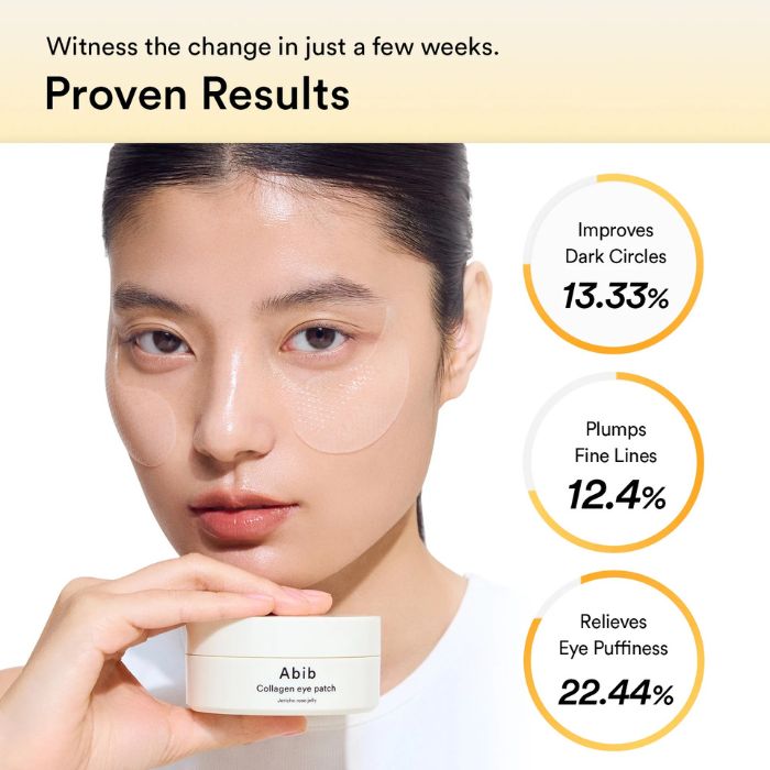 Collagen Eye Patch Jericho Rose Jelly – Patches ματιών με κολλαγόνο για αντιγήρανση, 60τεμ