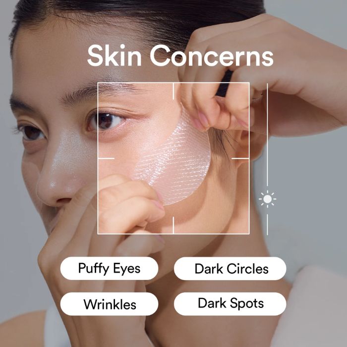 Collagen Eye Patch Jericho Rose Jelly – Patches ματιών με κολλαγόνο για αντιγήρανση, 60τεμ