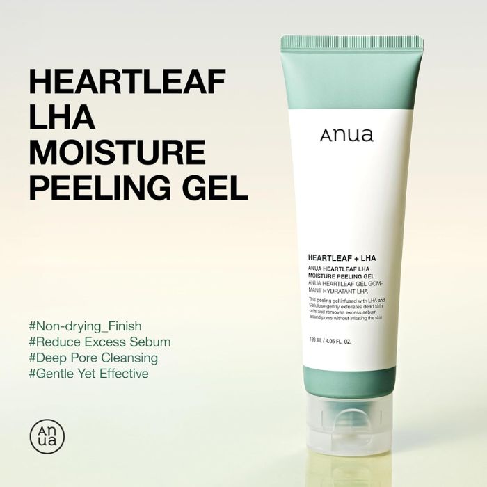 Heartleaf LHA Moisture Peeling Gel – Ήπιο ενυδατικό τζελ απολέπισης, 120ml