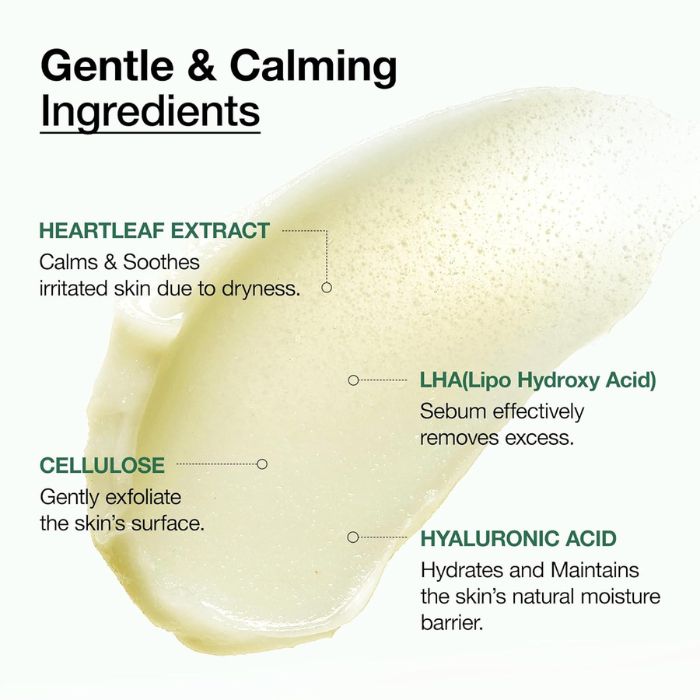 Heartleaf LHA Moisture Peeling Gel – Ήπιο ενυδατικό τζελ απολέπισης, 120ml