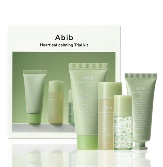 Heartleaf calming Trial kit - Καταπραϋντικό σετ προσώπου με εκχύλισμα Heartleaf, 4τεμ