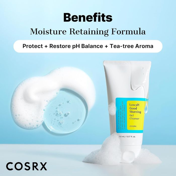 Low pH Good Morning Gel Cleanser – Καθαρισμού προσώπου για ευαίσθητες επιδερμίδες, 150ml
