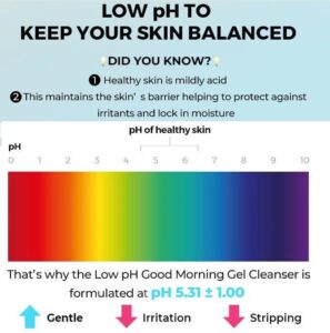 Low pH Good Morning Gel Cleanser – Καθαρισμού προσώπου για ευαίσθητες επιδερμίδες, 150ml