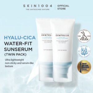 Madagascar Centella Hyalu-Cica Water-Fit Sun Serum – Αντηλιακό με υαλουρονικό και σεντέλα, 2x50ml