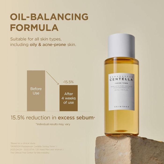 Madagascar Centella Toning Toner – Τόνερ ενυδάτωσης και ήπιας απολέπισης, 210ml