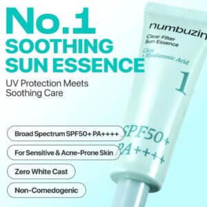 No.1 Clear Filter Sun Essence SPF50+ PA++++ – Αντηλιακή κρέμα σε essence, 50ml