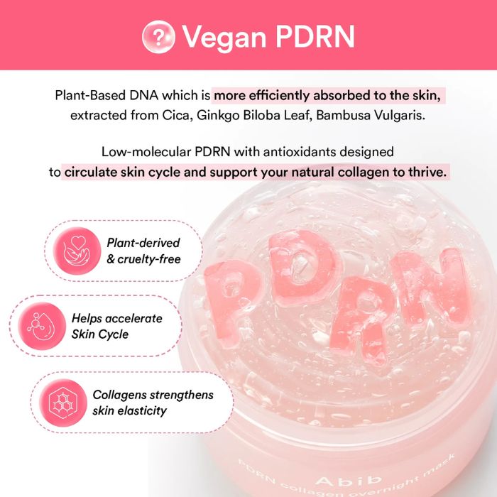 PDRN Collagen Overnight Mask Firming Jelly – Μάσκα κολλαγόνου PDRN για σύσφιξη και λάμψη κατά τη διάρκεια της νύχτας, 80ml