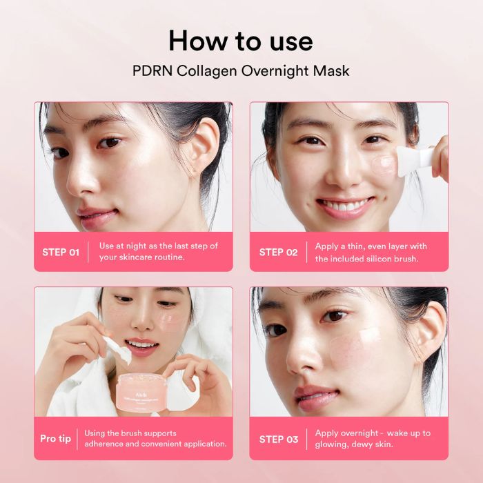 PDRN Collagen Overnight Mask Firming Jelly – Μάσκα κολλαγόνου PDRN για σύσφιξη και λάμψη κατά τη διάρκεια της νύχτας, 80ml