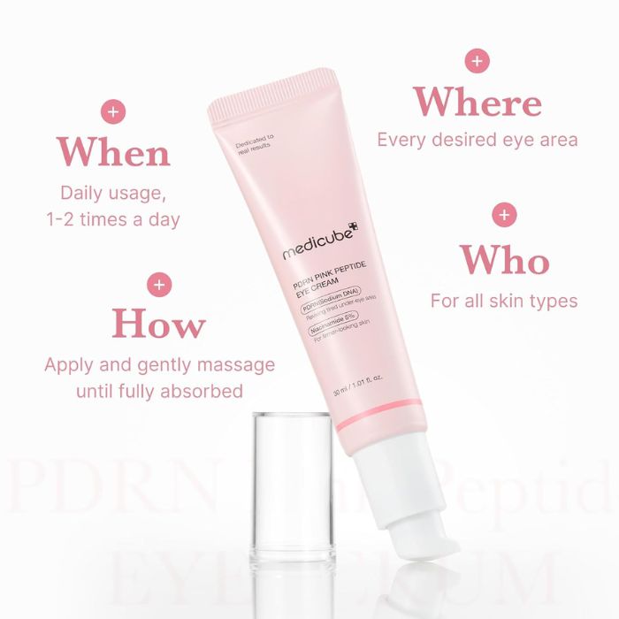 PDRN Pink Peptide Eye Cream – Κρέμα ματιών για ρυτίδες και μαύρους κύκλους, 30ml