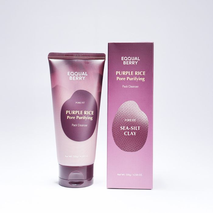 Purple Rice Pore Purifying Pack Cleanser – Καθαριστικό προσώπου & μάσκα αργίλου για λεία επιδερμίδα, 130gr