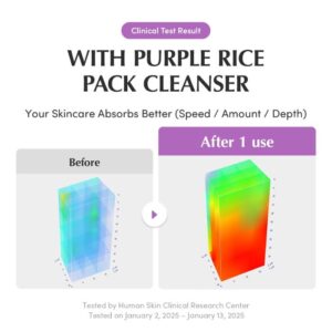 Purple Rice Pore Purifying Pack Cleanser – Καθαριστικό προσώπου & μάσκα αργίλου για λεία επιδερμίδα, 130gr