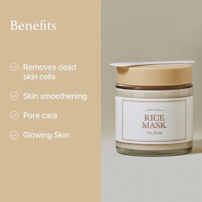 Rice Mask – Μάσκα με ρύζι για λάμψη, 110gr