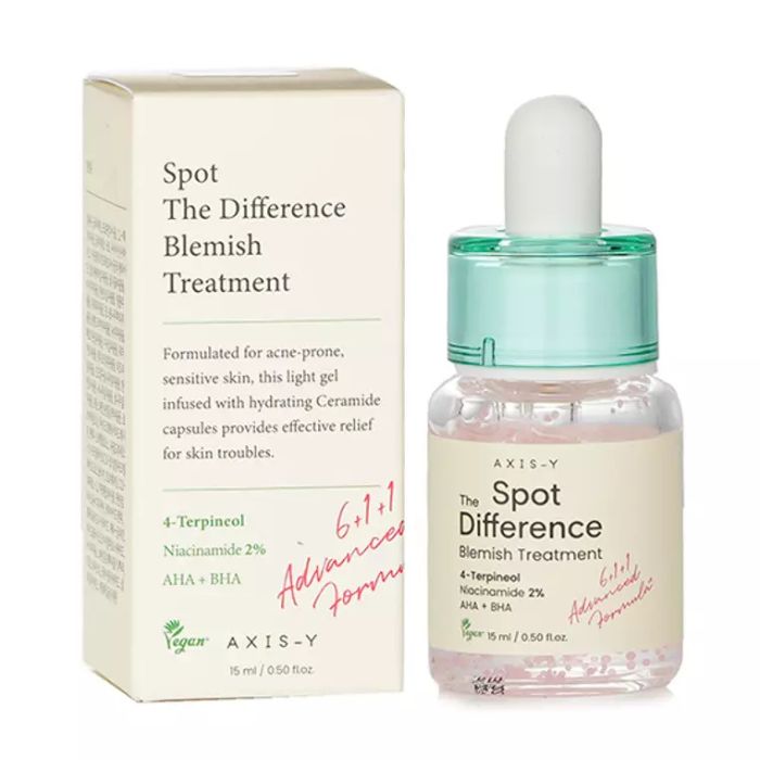 Spot The Difference Blemish Treatment – Serum Προσώπου με Centella Asiatica & AHA για ακμή, 15ml
