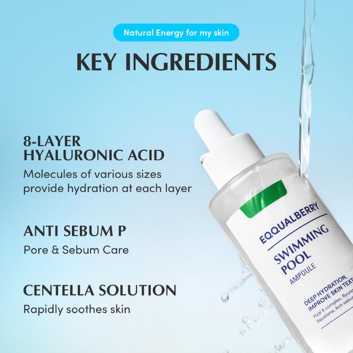Swimming Pool Ampoule – Αμπούλα εντατικής ενυδάτωσης & αναζωογόνησης 50ml