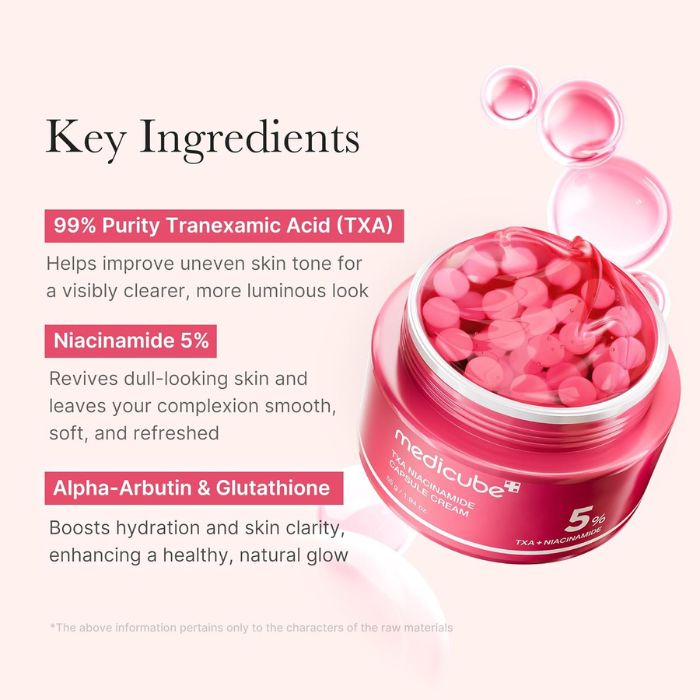TXA Niacinamide Capsule Cream – Κρέμα για δυσχρωμίες & σημάδια ακμής, 55gr