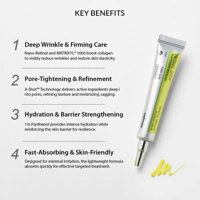 The Vita-A Retinal Shot Tightening Booster – Αντιγηραντικός ορός με ρετινάλη, 15ml