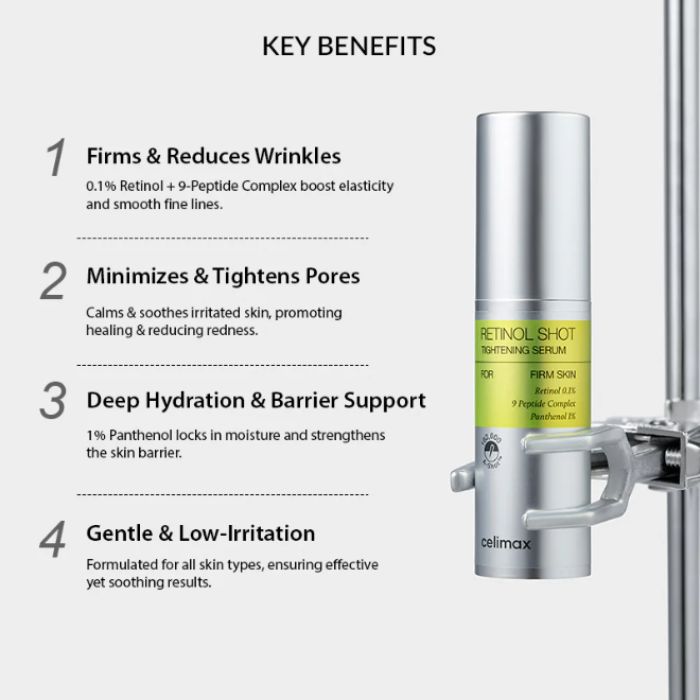 The Vita-A Retinol Shot Tightening Serum – Ορός προσώπου με ρετινόλη για σύσφιξη 30ml