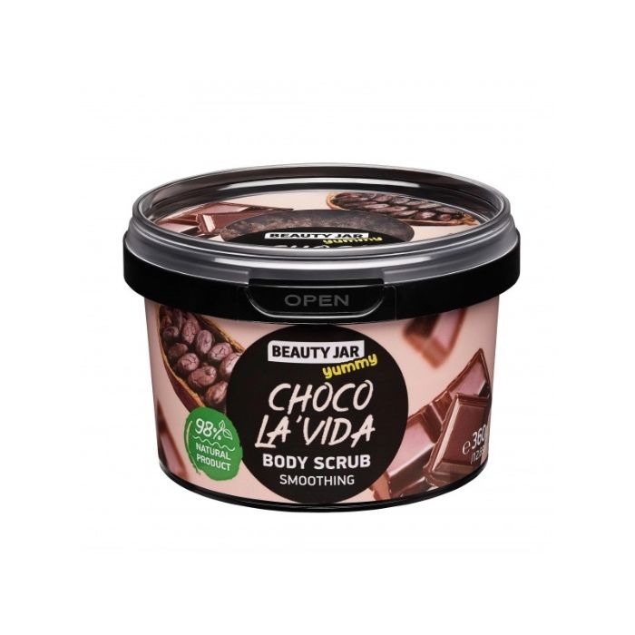Body Scrub Choco La'vida - Scrub σώματος με κακάο & λάδι καρύδας, 360gr